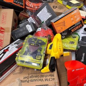 Tools & car parts liquidation pallets with an estimated retail price of $8k per pallet. 8 pallets available $1500